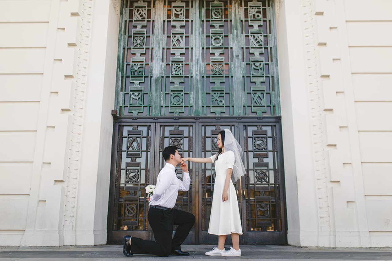 Griffith Observatory Engagement Photo Guide, photograph 2