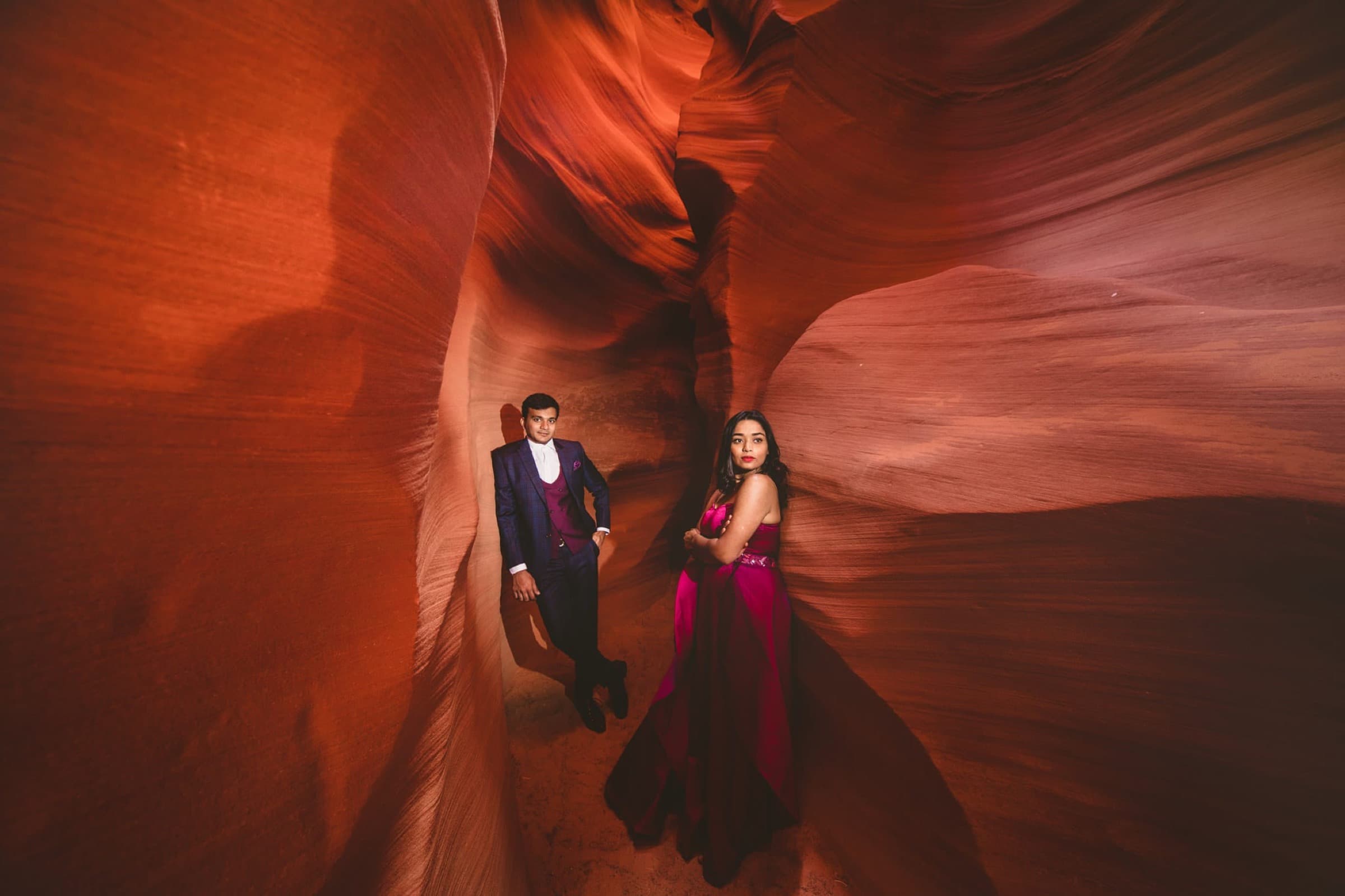 Brinda & Neel, Antelope Canyon, Arizona