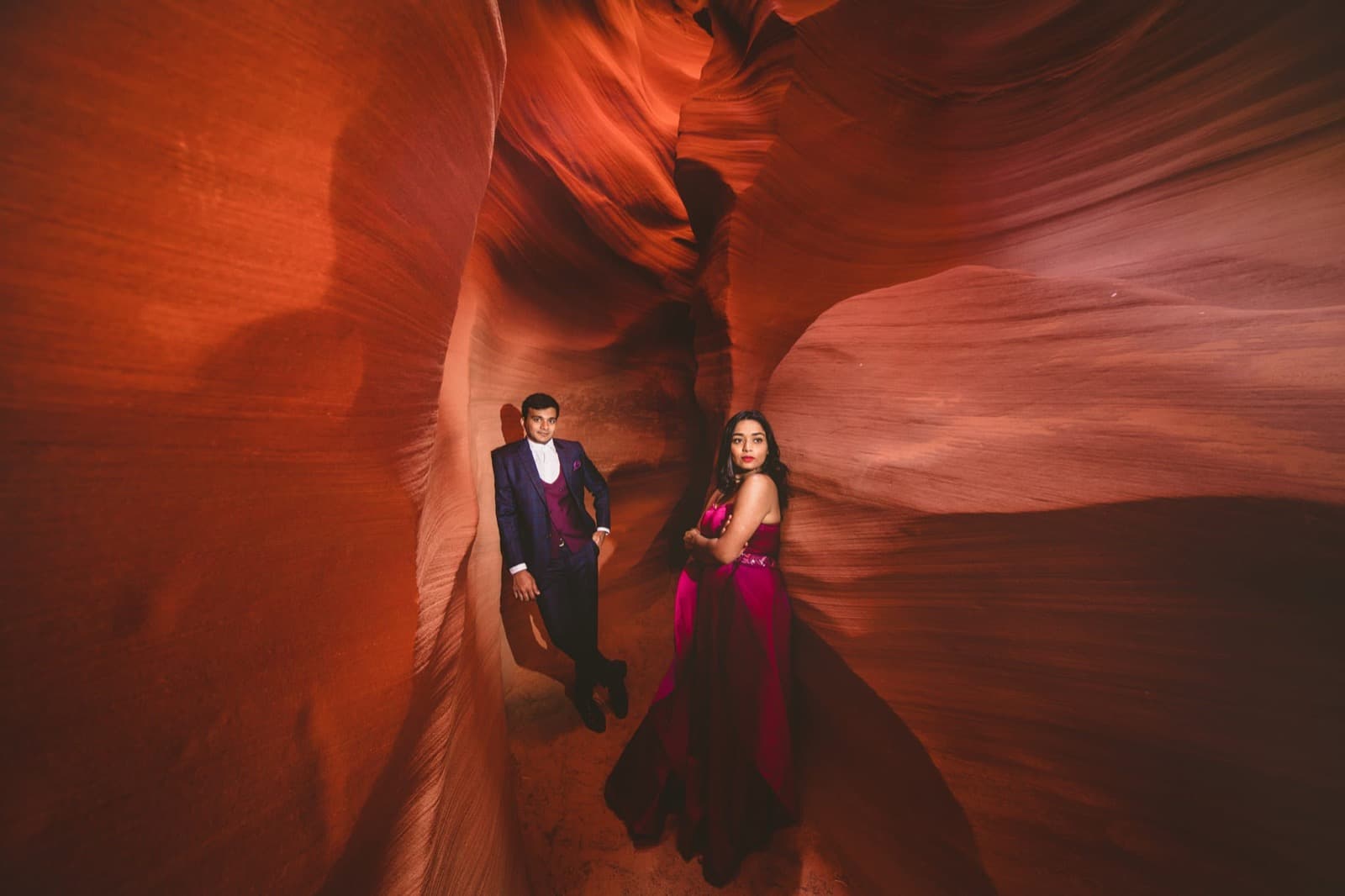 Brinda & Neel at Antelope Canyon