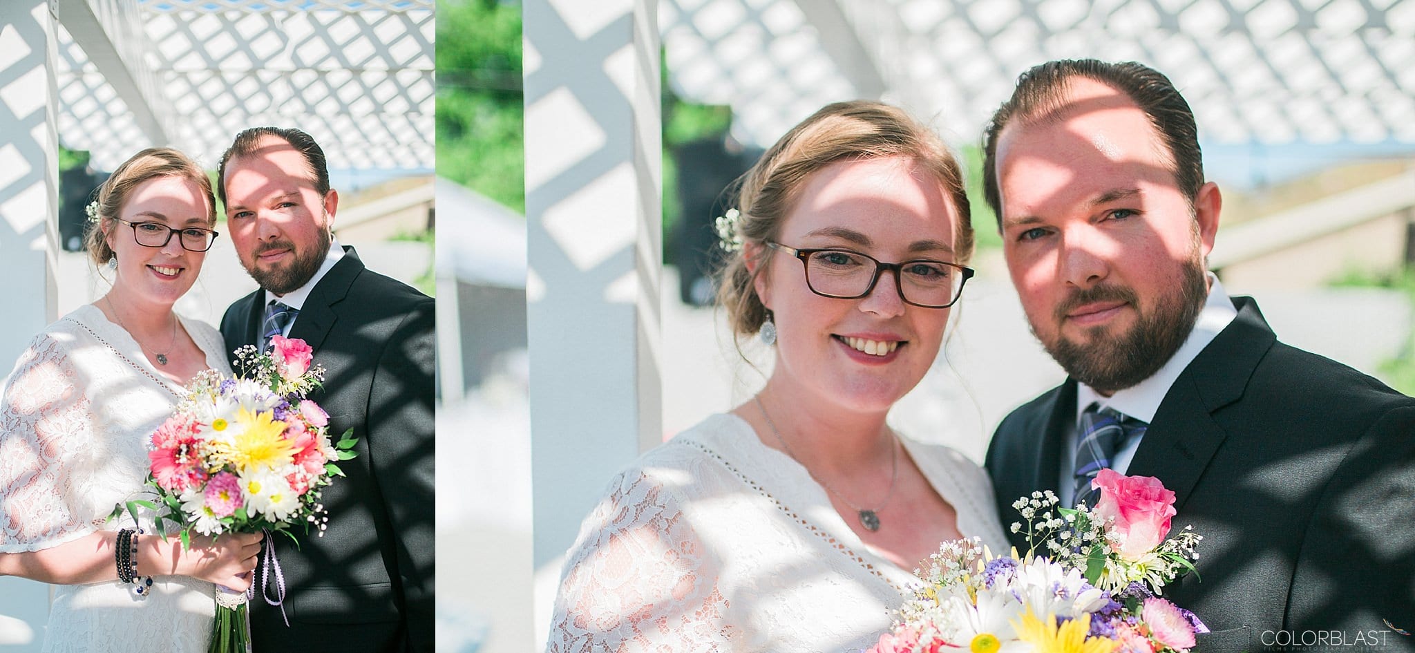 Los angeles backyard - destination wedding photography by ColorBlast Weddings