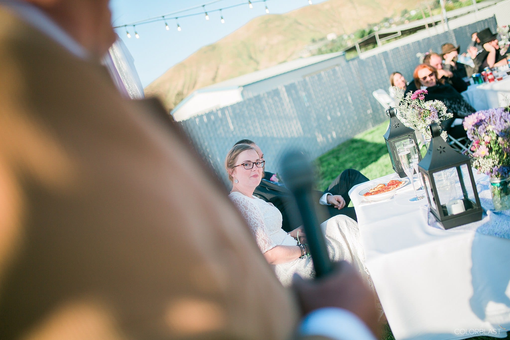 Los angeles backyard - destination wedding photography by ColorBlast Weddings