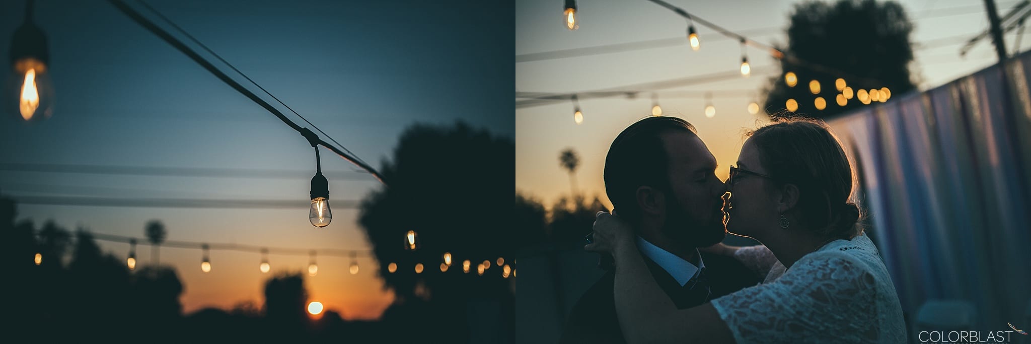 Los angeles backyard - destination wedding photography by ColorBlast Weddings