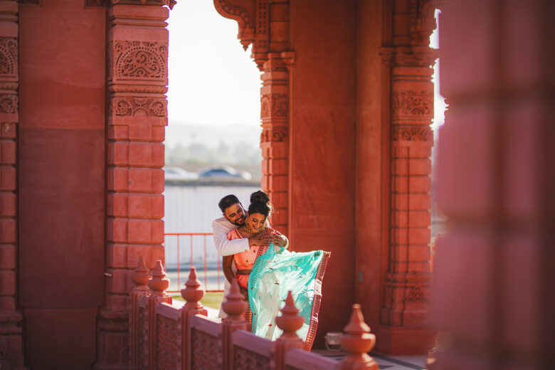 Los Angeles wedding photographers with couple